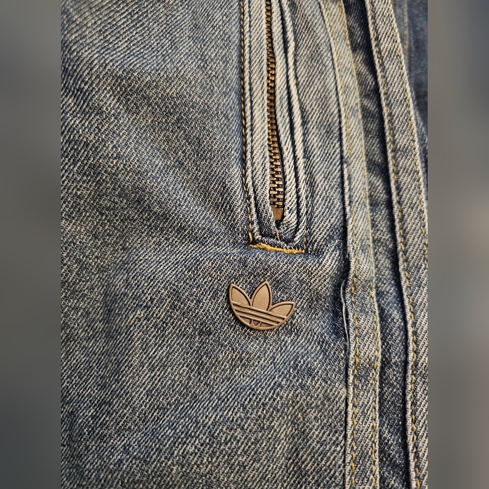 Adidas Originals KE1071 Women's Medium Vintage Denim Pants - Picture 7 of 15